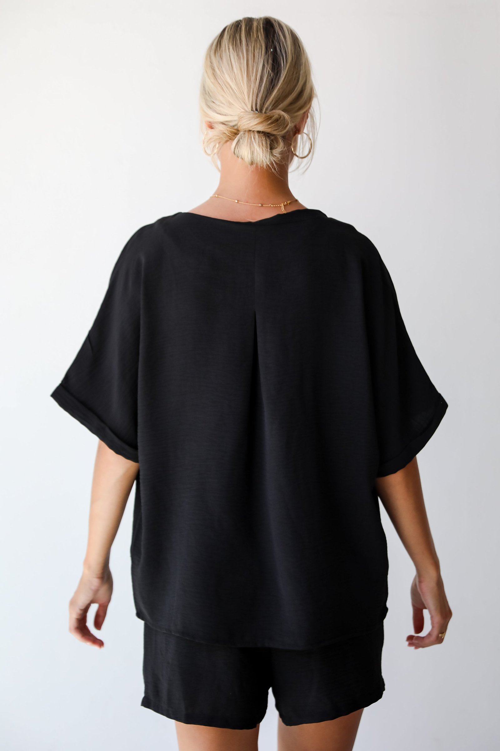 Unforgettable Beauty Black Blouse - DU DEAL